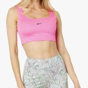 Reebok Pink Sports Bra Ribbed
